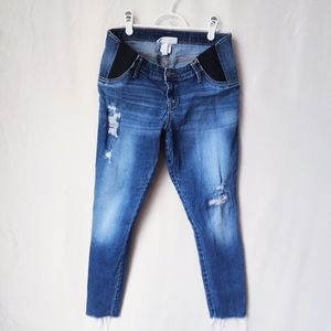 Isabel Maternity Ripped Skinny Jeggings size 10